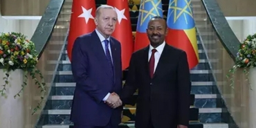 Cumhurbaşkanı Recep Tayyip Erdoğan Abiy Ahmed